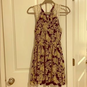 Tropical Keyhole dress